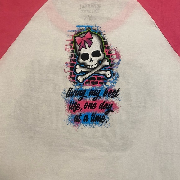 Beautiful Disaster Raglan Tee - Picture 4 of 4